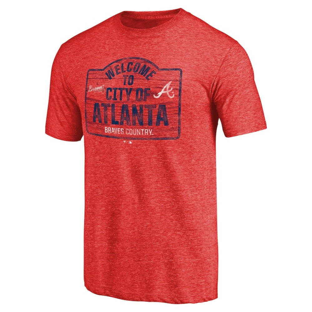 Atlanta Braves Welcome to Atlanta Hometown Tri-Blend T-Shirt - MLB