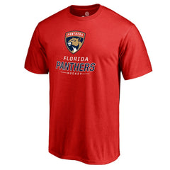 Florida Panthers Team Lockup T-Shirt - Red - NHL
