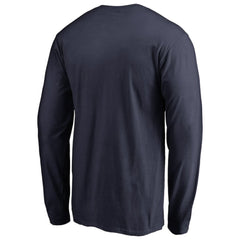 Colorado Avalanche Team Lockup Long Sleeve T-Shirt - Navy - NHL