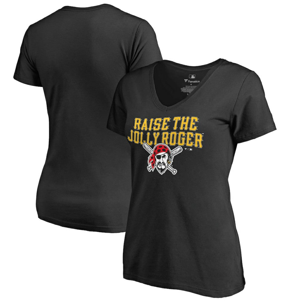Pittsburgh Pirates Women's Jolly Roger Hometown T-Shirt - MLB