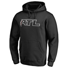 Atlanta Falcons Alternate Logo Pullover Hoodie Black | NFL
