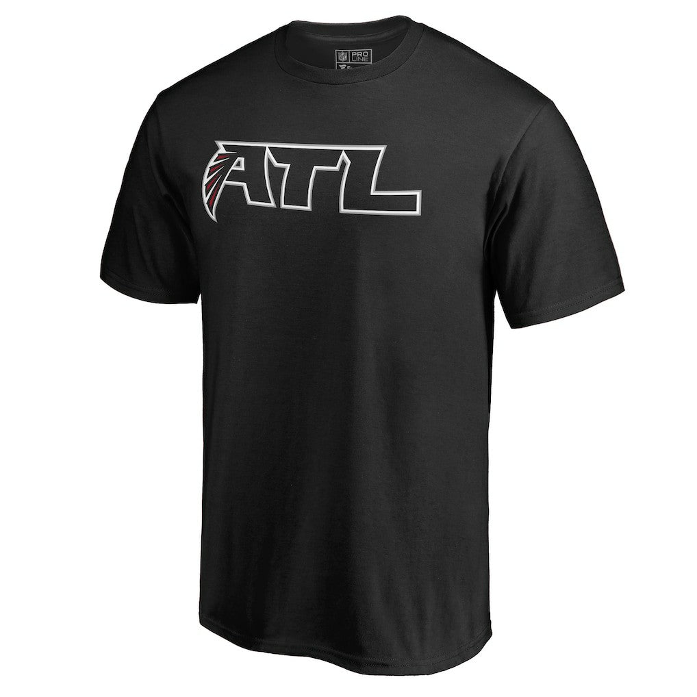 Atlanta Falcons Alternate Logo T-Shirt Black | NFL