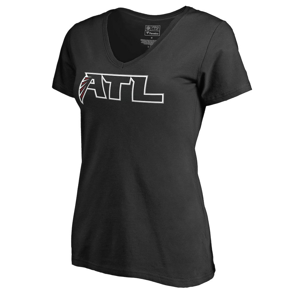 Atlanta Falcons Women's Alternate Logo T-Shirt Black | NFL