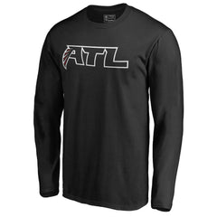 Atlanta Falcons Alternate Logo Long Sleeve T-Shirt Black | NFL