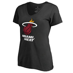 Goran Dragic Miami Heat Women's Backer V-Neck T-Shirt Black - NBA