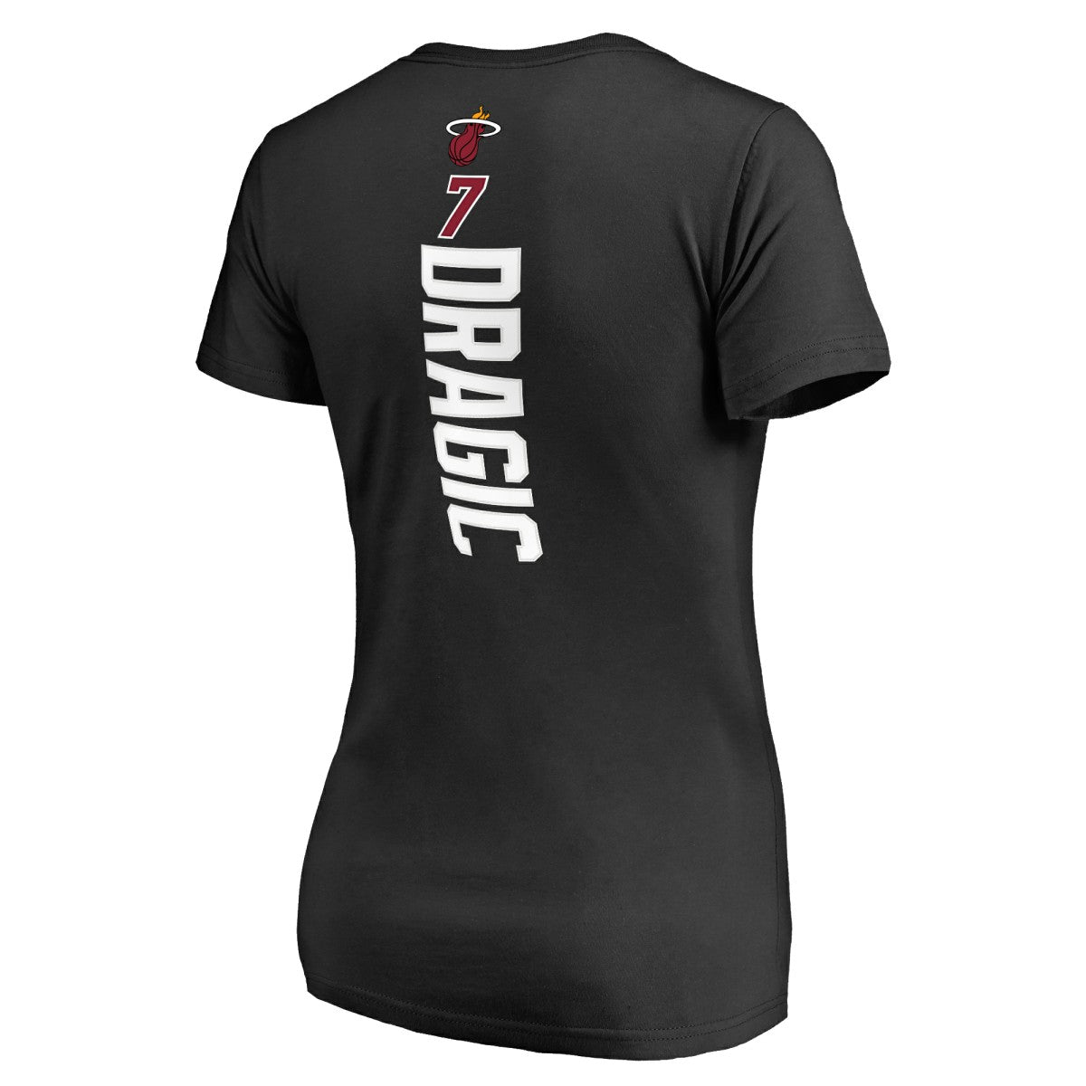 Goran Dragic Miami Heat Women's Backer V-Neck T-Shirt Black - NBA