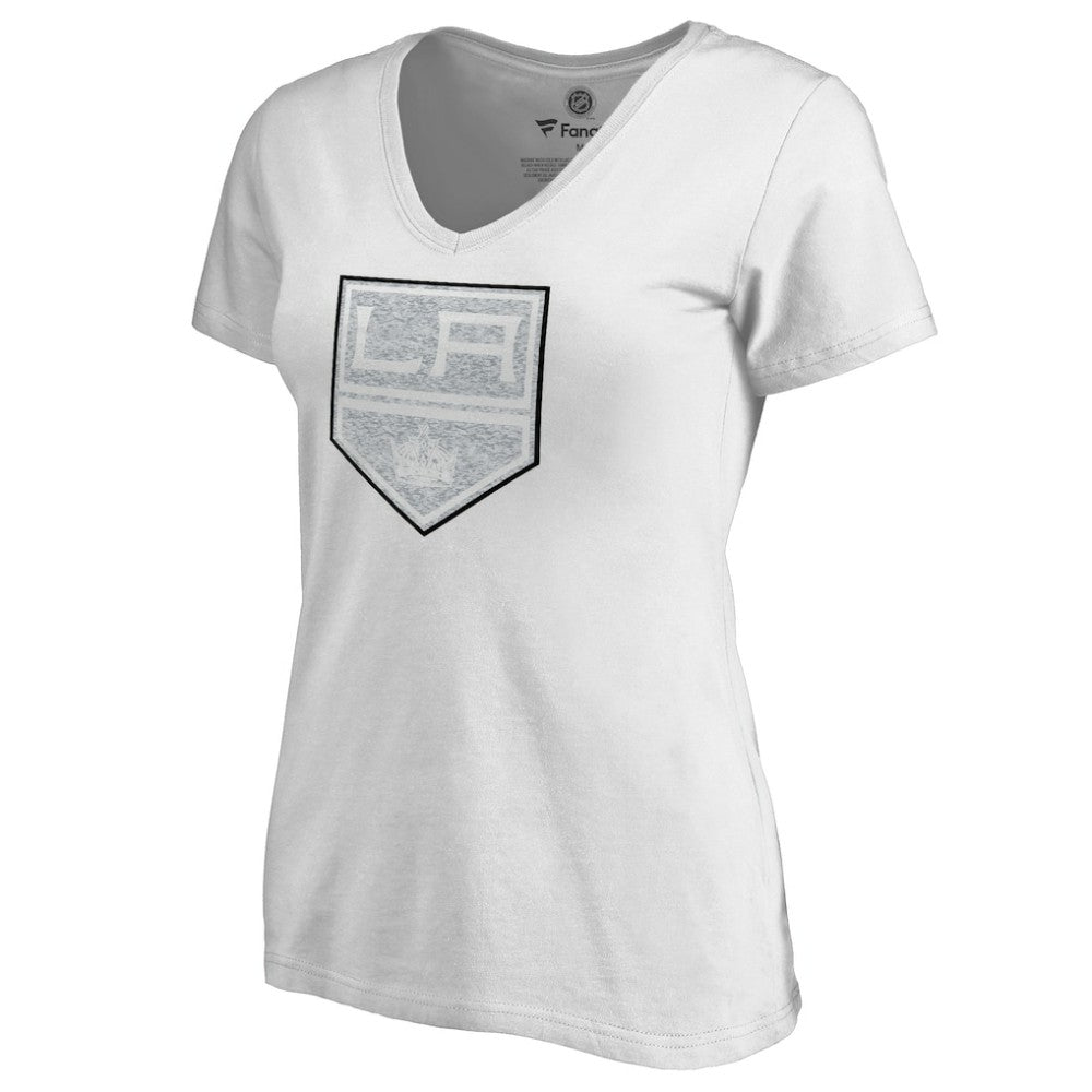 Los Angeles Kings Women's Whiteout V-Neck T-Shirt - White - NHL