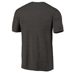 Portland Trail Blazers Distressed Team Logo Tri-Blend T-Shirt Heather Black - NBA
