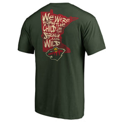 Minnesota Wild Hometown Collection State Chant T-Shirt - Green - NHL