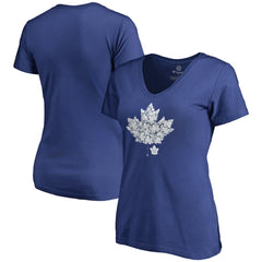 Toronto Maple Leafs Women's Hometown Collection Leafs V-Neck T-Shirt - Blue - NHL