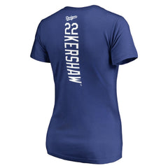 Clayton Kershaw Los Angeles Dodgers Women's Backer Name & Number V-Neck T-Shirt - MLB