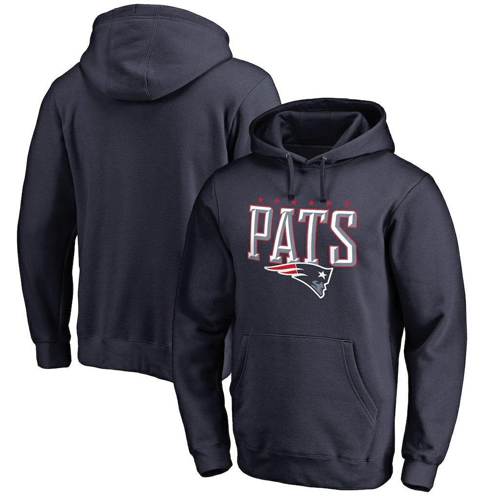 New England Patriots Hometown Collection True Patriot Pullover Hoodie Navy | NFL
