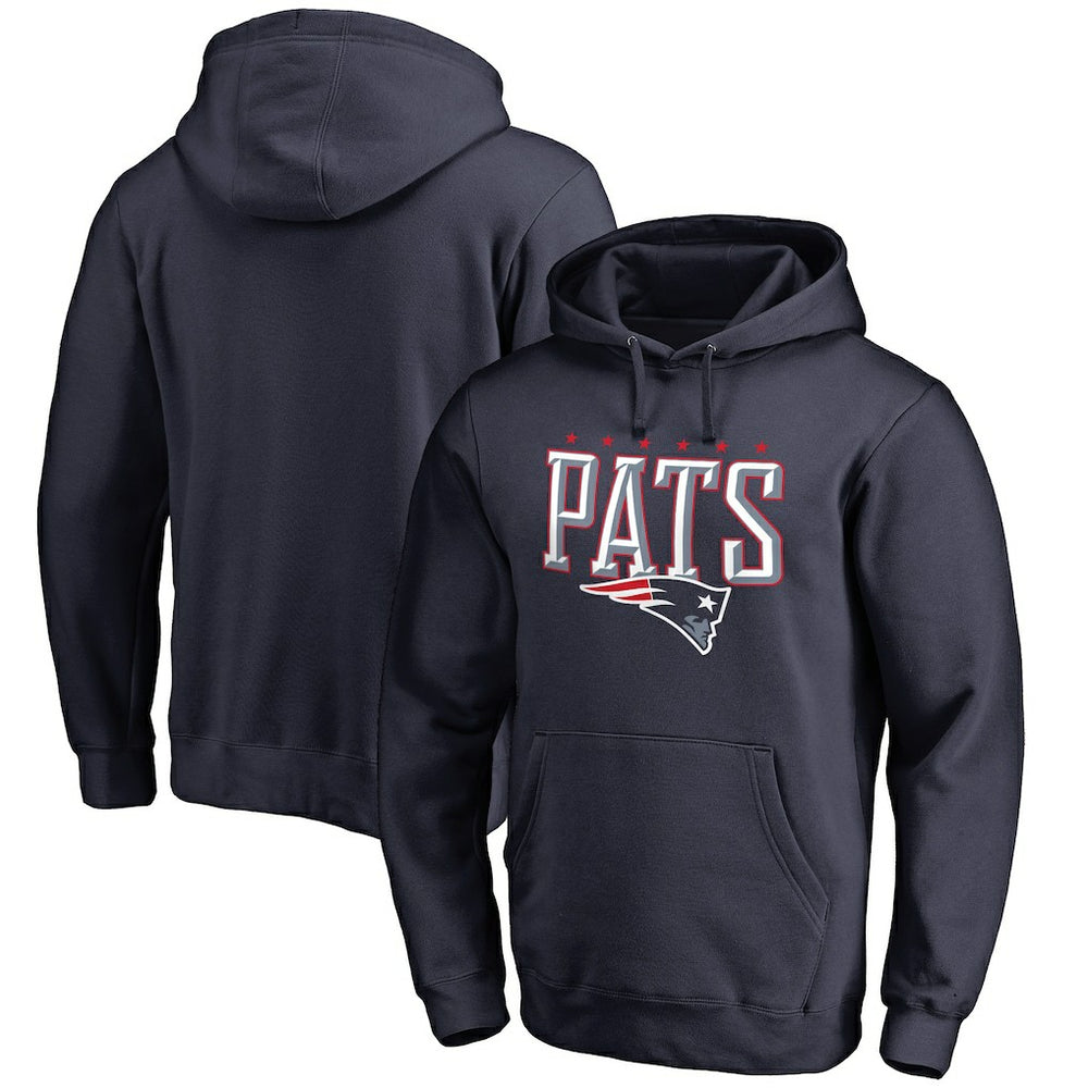 New England Patriots Hometown Collection True Patriot Pullover Hoodie Navy | NFL