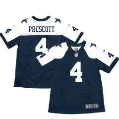 Dak Prescott Dallas Cowboys Youth Throwback Game Jersey Navy | Nike for Sale