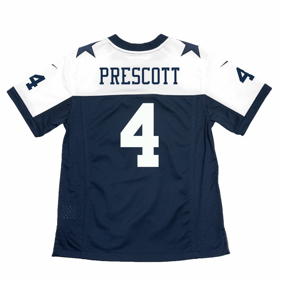 Dak Prescott Dallas Cowboys Youth Throwback Game Jersey Navy | Nike for Sale