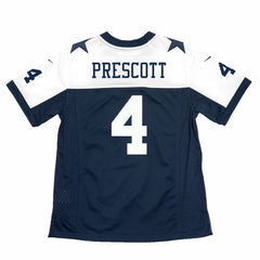 Dak Prescott Dallas Cowboys Youth Throwback Game Jersey Navy | Nike for Sale