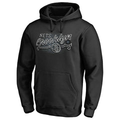 Brooklyn Nets Hometown Collection Neon Lights Pullover Hoodie Black - NBA