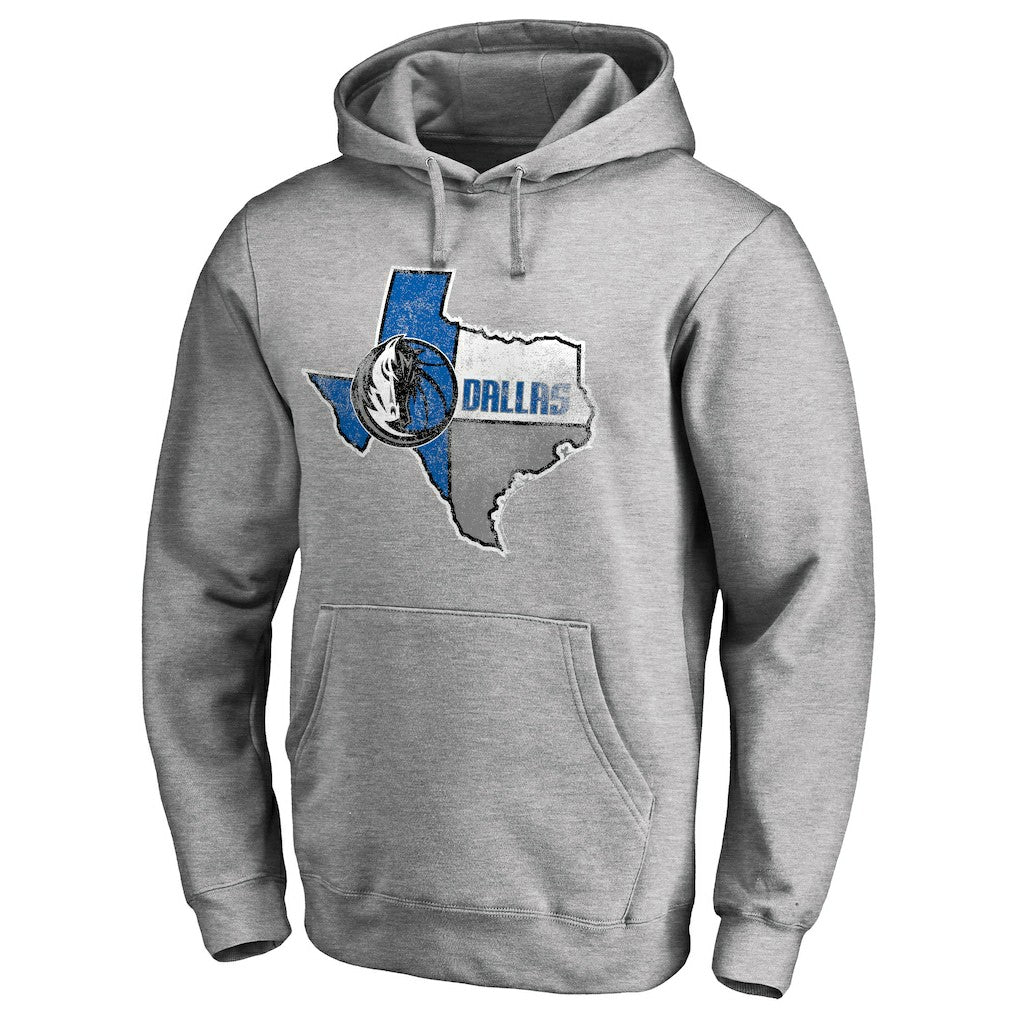 Dallas Mavericks Hometown Collection Lonestar Pullover Hoodie Ash - NBA