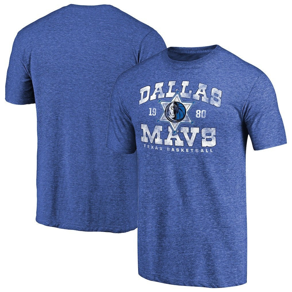 Dallas Mavericks Hometown Collection Lawman Tri-Blend T-Shirt Royal - NBA