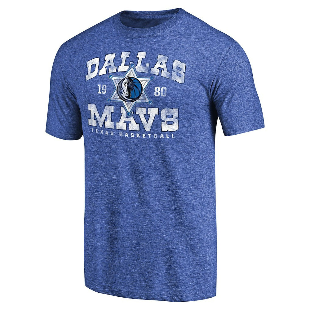Dallas Mavericks Hometown Collection Lawman Tri-Blend T-Shirt Royal - NBA