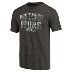 San Antonio Spurs Hometown Collection Step Back Tri-Blend T-Shirt Black - NBA