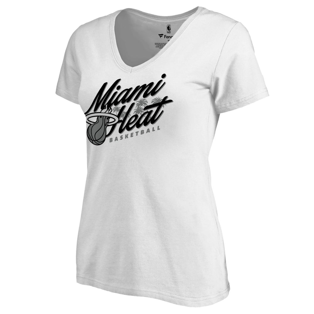 Miami Heat Women's Hometown Collection Miami Beach T-Shirt White - NBA