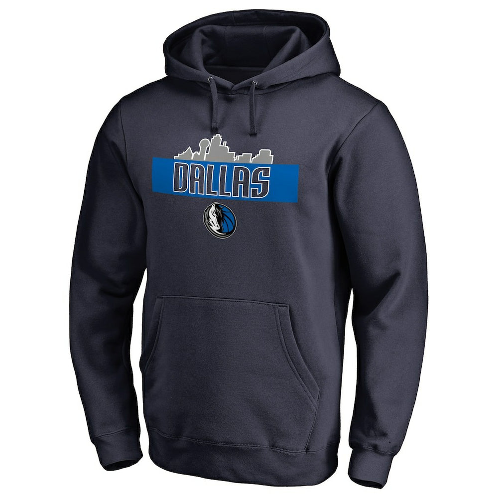Dallas Mavericks Hometown Collection Skyline Pullover Hoodie Navy - NBA