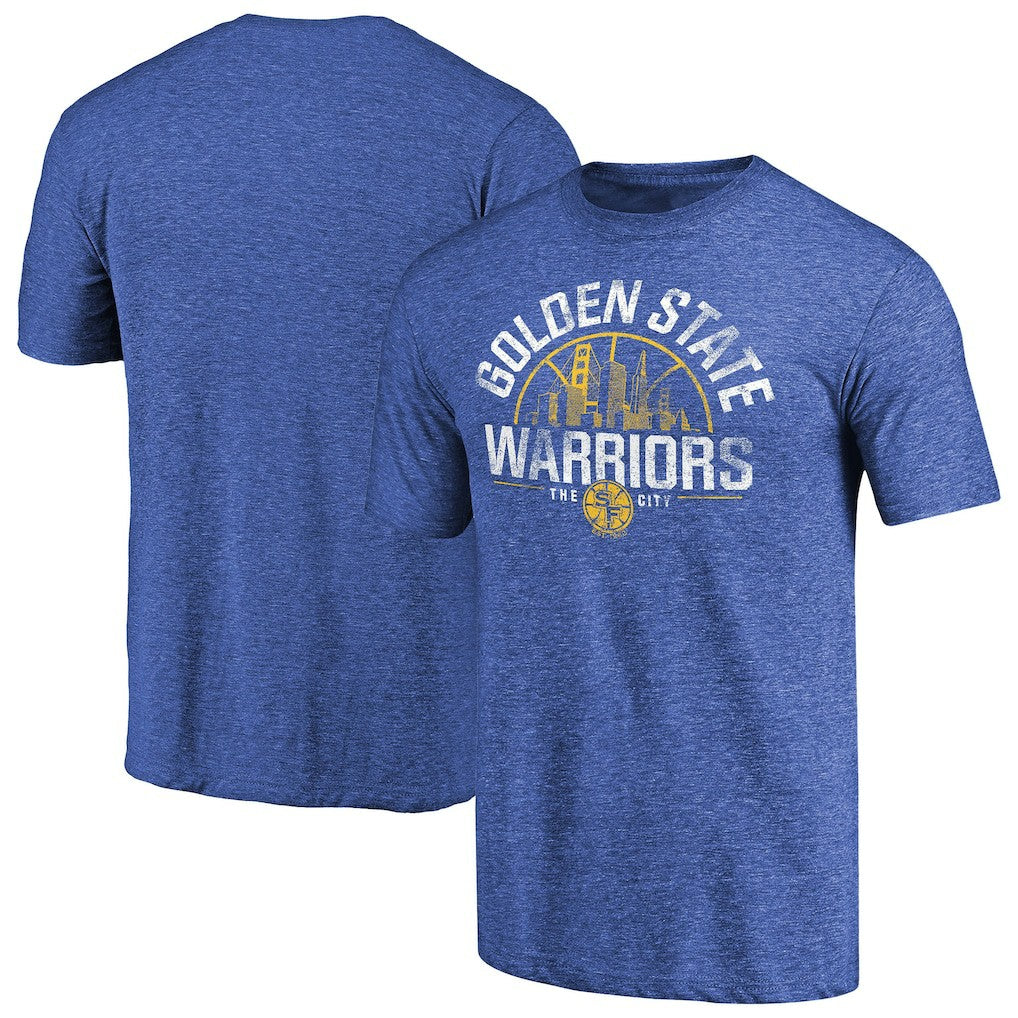 Golden State Warriors Hometown Collection Golden Gate 2 T-Shirt Royal - NBA