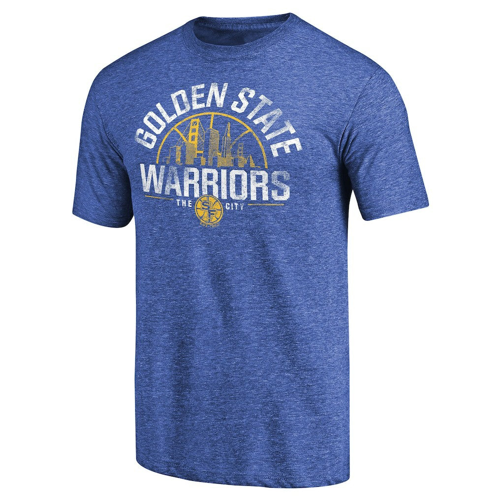 Golden State Warriors Hometown Collection Golden Gate 2 T-Shirt Royal - NBA