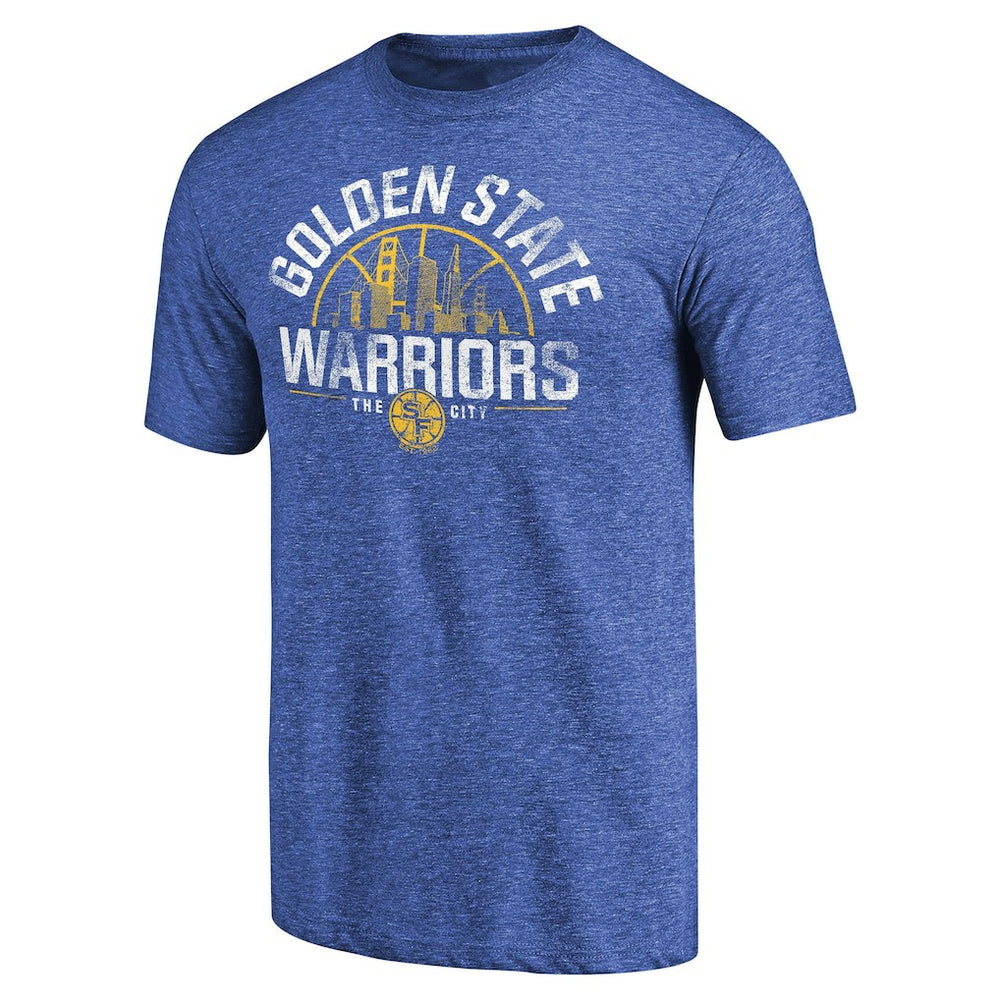 Golden State Warriors Hometown Collection Golden Gate 2 T-Shirt Royal - NBA