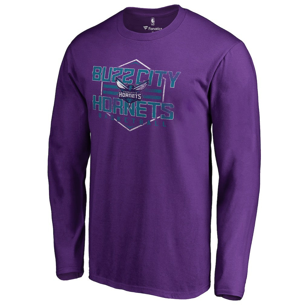 Charlotte Hornets Hometown Collection The Nest Long Sleeve T-Shirt Purple - NBA