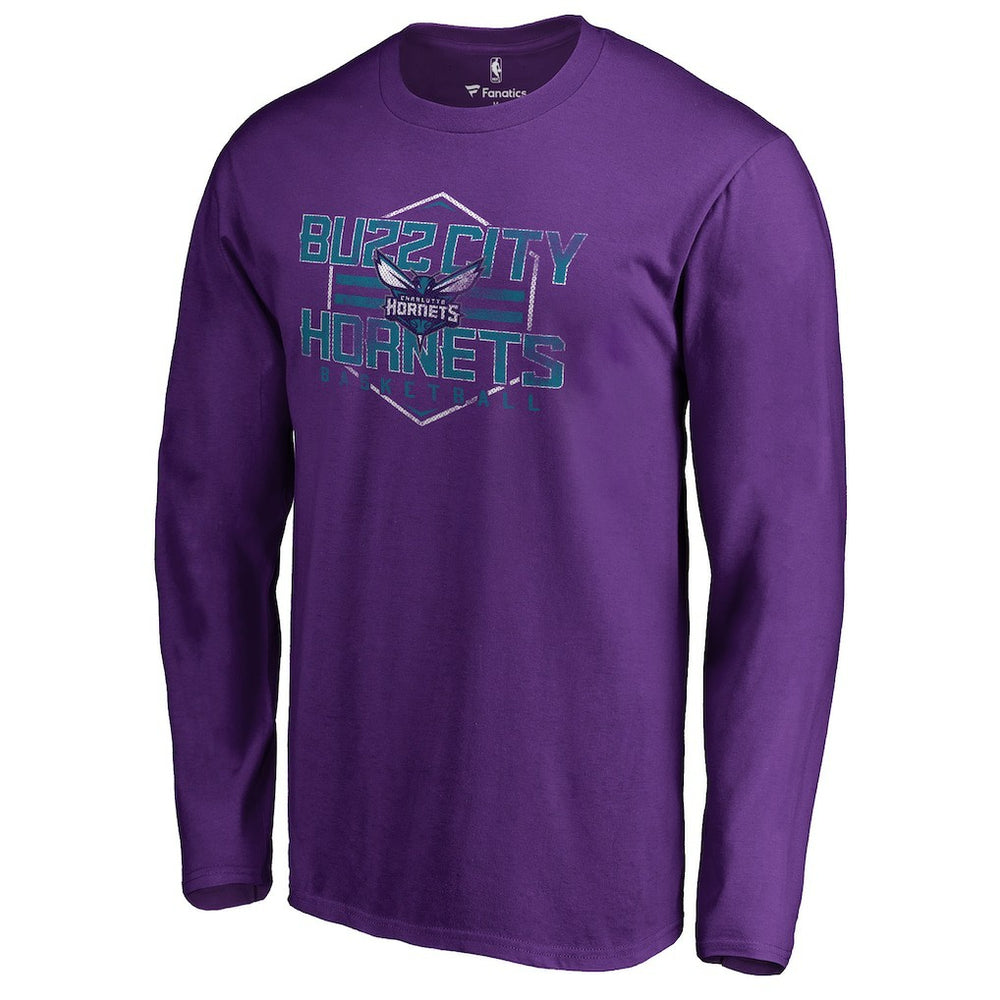 Charlotte Hornets Hometown Collection The Nest Long Sleeve T-Shirt Purple - NBA
