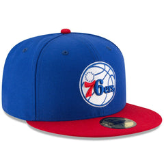 Philadelphia 76ers Team Color 2Tone 59FIFTY Fitted Hat Royal/Red - NBA