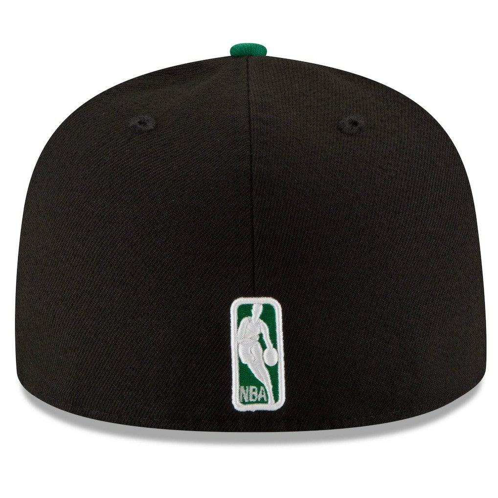 Boston Celtics Team Color 2Tone 59FIFTY Fitted Hat Black/Green - NBA