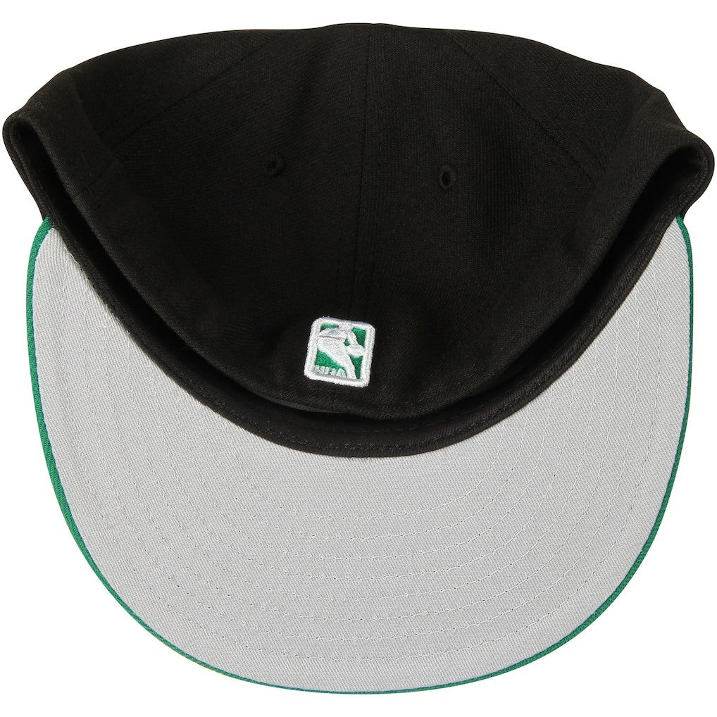 Boston Celtics Team Color 2Tone 59FIFTY Fitted Hat Black/Green - NBA
