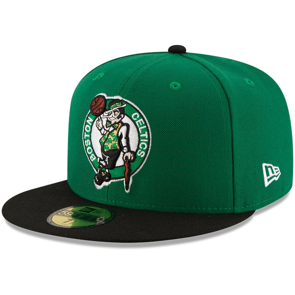 Boston Celtics Team Color 2Tone 59FIFTY Fitted Hat Green/Black - NBA