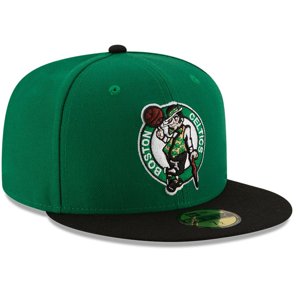 Boston Celtics Team Color 2Tone 59FIFTY Fitted Hat Green/Black - NBA