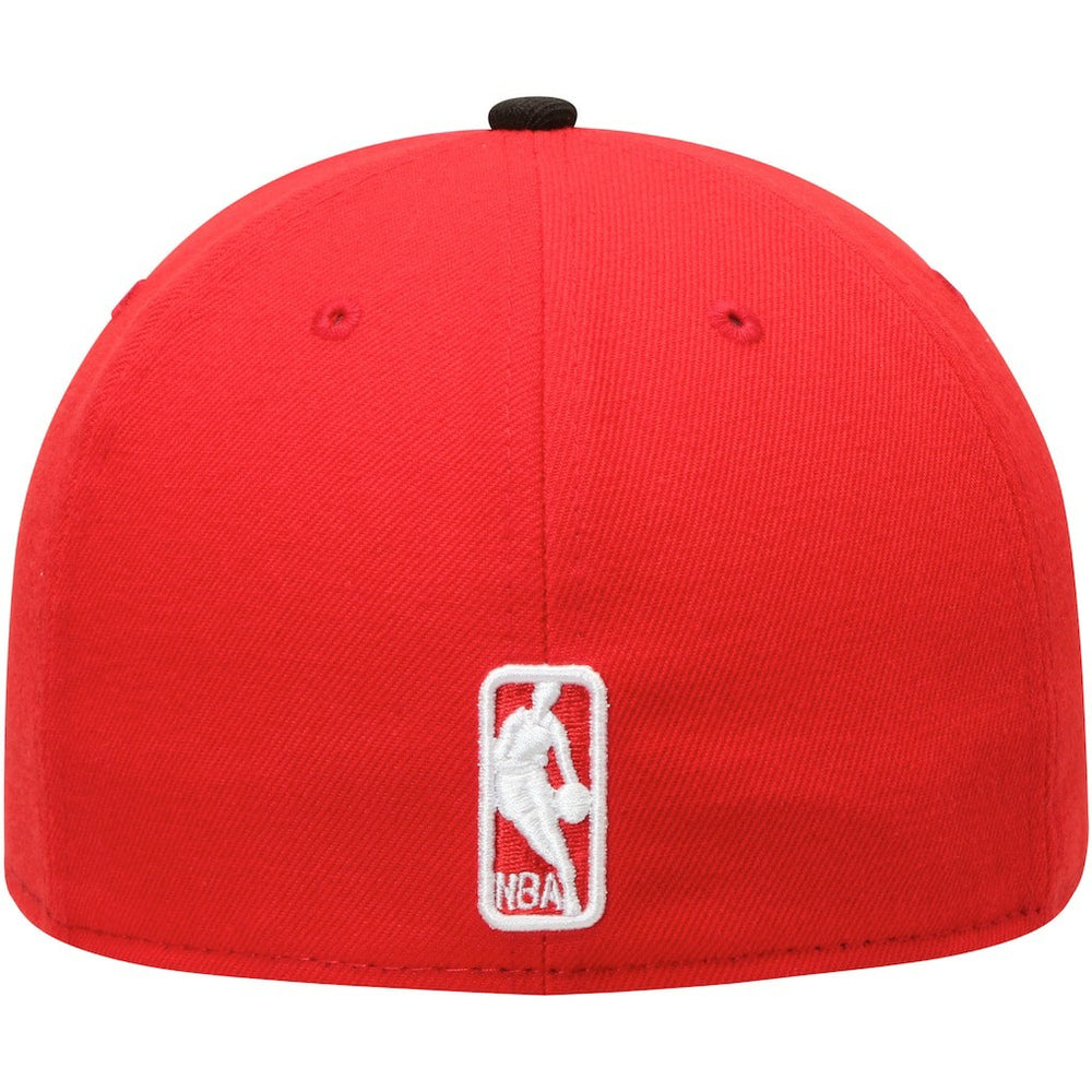 Atlanta Hawks Team Color 2Tone 59FIFTY Fitted Hat Red/Black - NBA