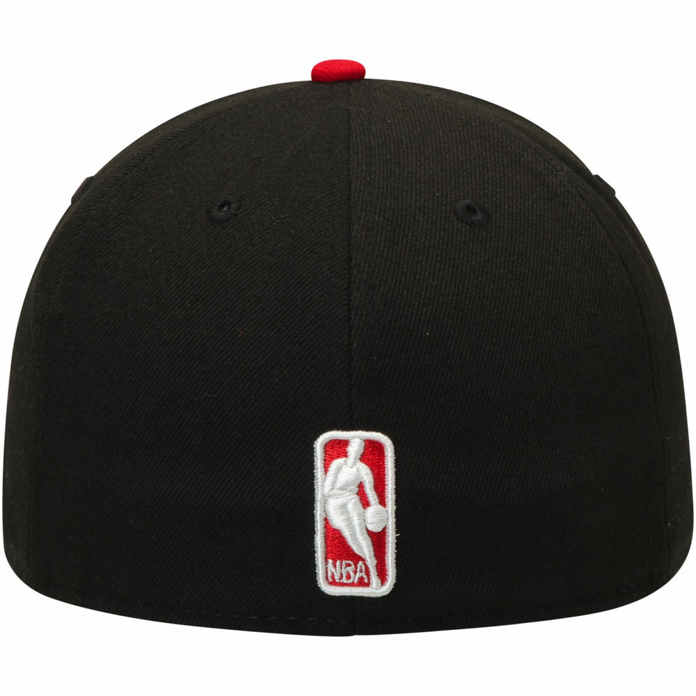 Miami Heat Team Color 2Tone 59FIFTY Fitted Hat Black/Red - NBA