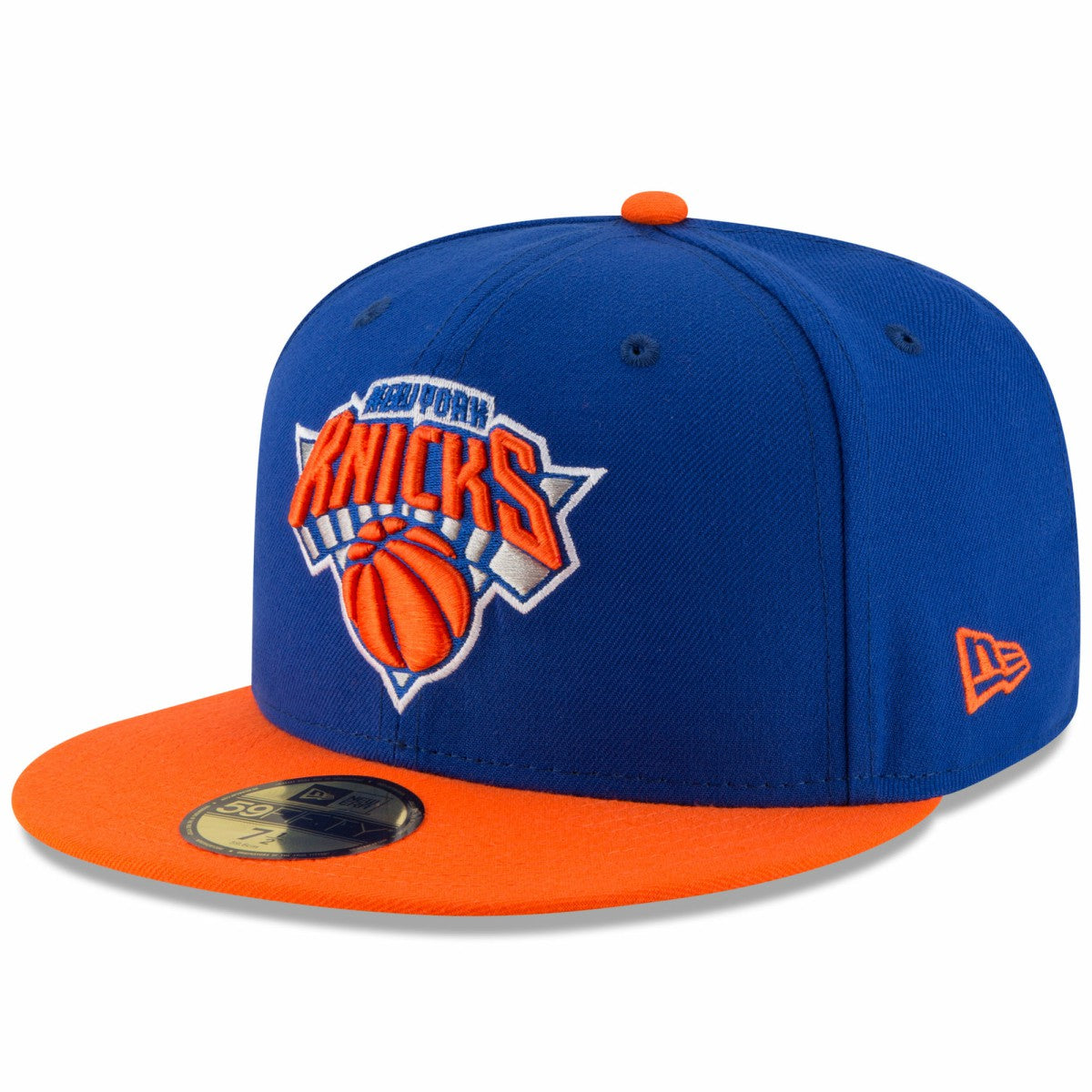 New York Knicks Team Color 2Tone 59FIFTY Fitted Hat Royal/Orange - NBA
