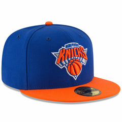 New York Knicks Team Color 2Tone 59FIFTY Fitted Hat Royal/Orange - NBA