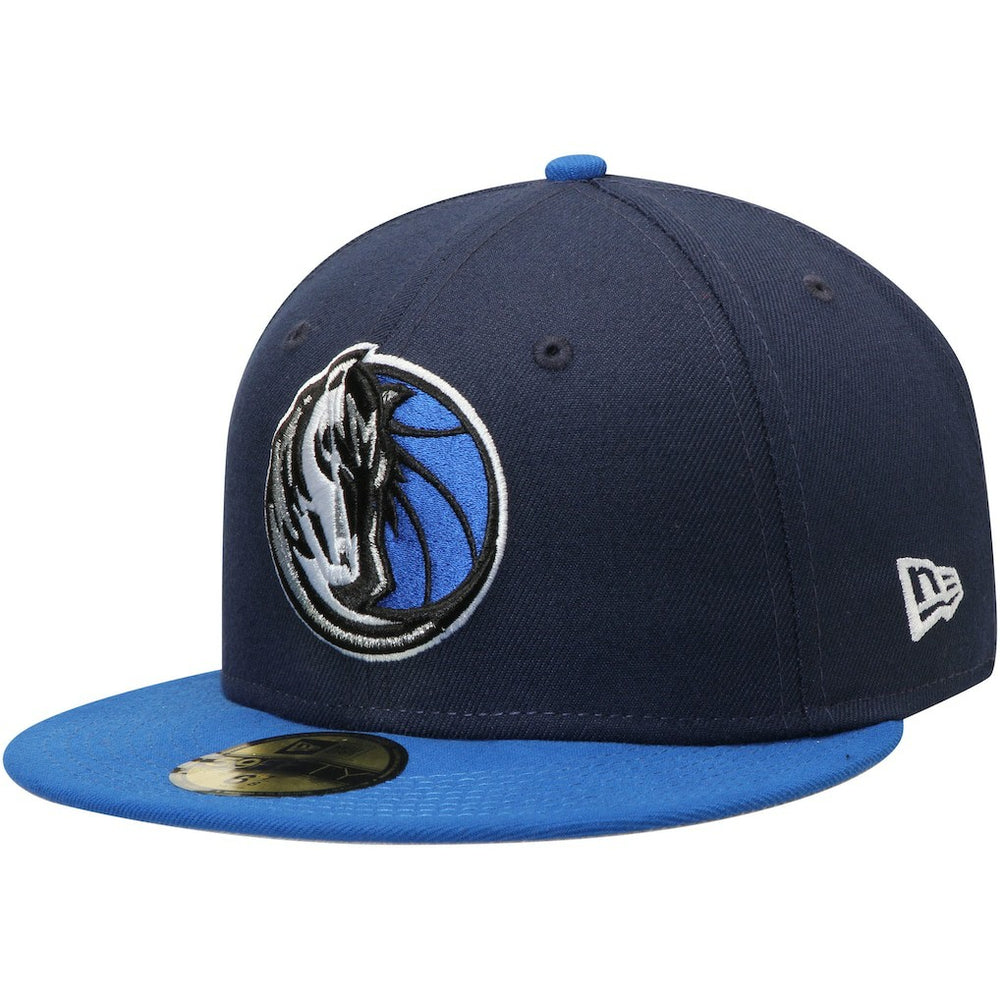 Dallas Mavericks Team Color 2Tone 59FIFTY Fitted Hat Navy/Blue - NBA