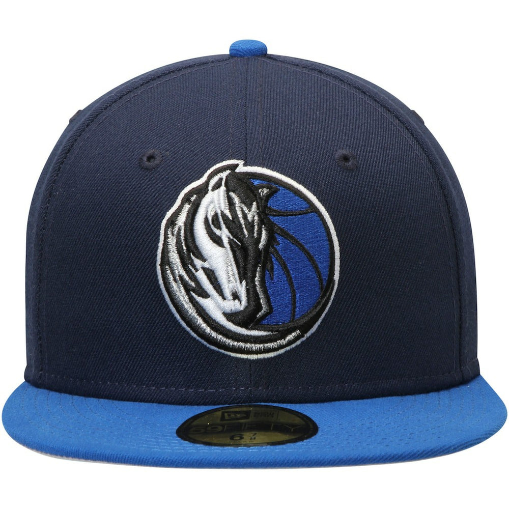 Dallas Mavericks Team Color 2Tone 59FIFTY Fitted Hat Navy/Blue - NBA