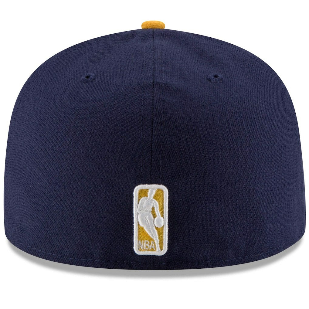 Indiana Pacers Team Color 2Tone 59FIFTY Fitted Hat Navy/Yellow - NBA