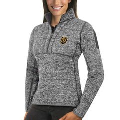 Vegas Golden Knights Antigua Women's Fortune Half-Zip Sweatshirt - Heather Gray - NHL