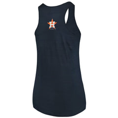 Houston Astros Soft as a Grape Women's Plus Size Swing for the Fences Racerback Tank Top - MLB