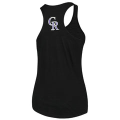 Colorado Rockies Soft as a Grape Women's Plus Size Swing for the Fences Racerback Tank Top - MLB