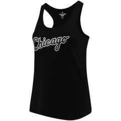 Chicago White Sox Soft as a Grape Women's Plus Size Swing for the Fences Racerback Tank Top - MLB
