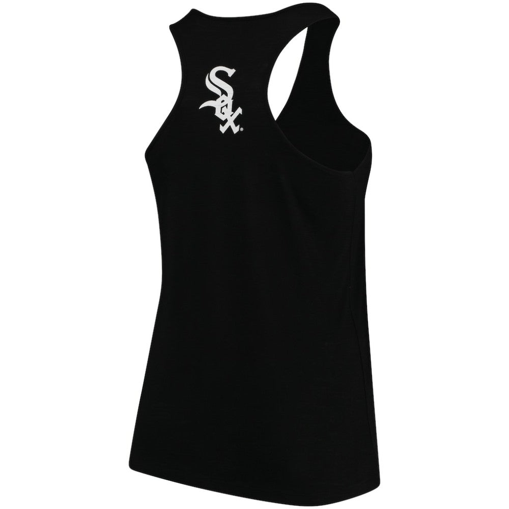 Chicago White Sox Soft as a Grape Women's Plus Size Swing for the Fences Racerback Tank Top - MLB
