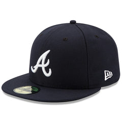 Atlanta Braves New Era Road Authentic Collection On-Field 59FIFTY Fitted Hat - MLB